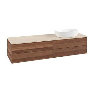 Villeroy und Boch Villeroy & Boch Antao Waschtischunterschrank 1600x360x500mm L27113HM mit Beleuchtung mit Struktur FK/AP: HM/3