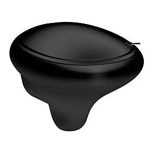 Vitra Istanbul Wand-Tiefspül-WC 4518B470-0075 schwarz VC, 3/6 I, ohne Spülrand, mit verdeckter Befestigung