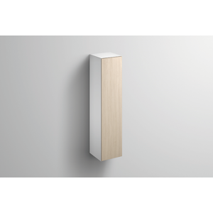 Alape Folio Hoher Schrank - Holzdekor, 4 Glaseinlegeböden, rechts Alape Folio Hoher Schrank - Holzdekor, 4 Glaseinlegeböden, rechts