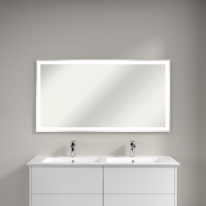 Villeroy & Boch Finero LED Spiegel - Weiß - 130x70 cm - Badezimmer Spiegel Villeroy & Boch Finero LED Spiegel - Weiß - 130x70 cm - Badezimmer Spiegel