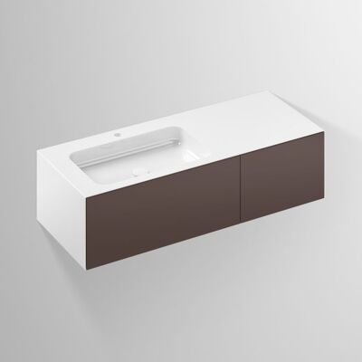Alape WP.Folio7 Waschplatz - Zwei Schubladen - Weiß Alape WP.Folio7 Waschplatz - Zwei Schubladen - Weiß