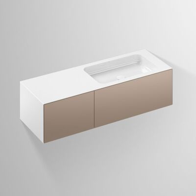 Alape WP.Folio10 Wandwaschbecken - 1254x350x450mm Alape WP.Folio10 Wandwaschbecken - 1254x350x450mm
