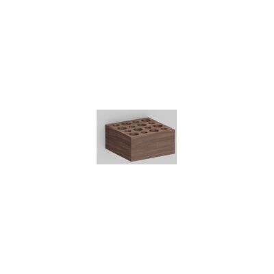 Alape Gmbh - Walnuss Lochblock - Rechteckig - 89x44x89 mm - 16 Löcher Alape Gmbh - Walnuss Lochblock - Rechteckig - 89x44x89 mm - 16 Löcher