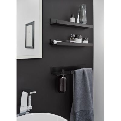 Alape Ablage 8270321980 400 x 196 x 111 mm, Aluminium mattschwarz pulverbeschichtet Alape Ablage 8270321980 400 x 196 x 111 mm, Aluminium mattschwarz pulverbeschichtet