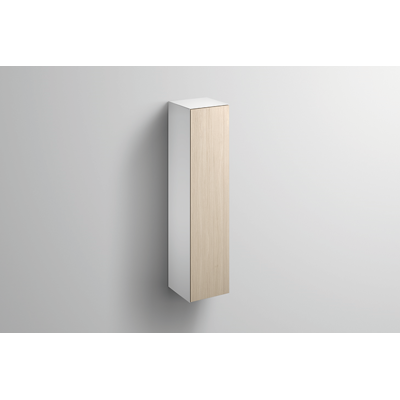 Alape Folio Hoher Schrank - Holzdekor, 4 Glaseinlegeböden, rechts Alape Folio Hoher Schrank - Holzdekor, 4 Glaseinlegeböden, rechts