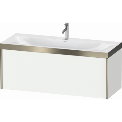 Duravit XViu Wand-Waschtisch-Set - Weiß/Champagner - 1200x480mm Duravit XViu Wand-Waschtisch-Set - Weiß/Champagner - 1200x480mm