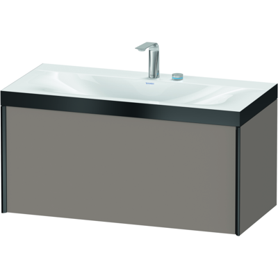Duravit Xviu C-Bonded Waschtisch-Set - Wandmontage, 2 Hahnlöcher, Ohne Überlauf Duravit Xviu C-Bonded Waschtisch-Set - Wandmontage, 2 Hahnlöcher, Ohne Überlauf