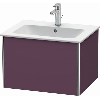 Duravit XSquare Waschtisch-Unterschrank XS407109494 61x40x47,8cm, 1 Auszug, Aubergine seidenmatt Duravit XSquare Waschtisch-Unterschrank XS407109494 61x40x47,8cm, 1 Auszug, Aubergine seidenmatt