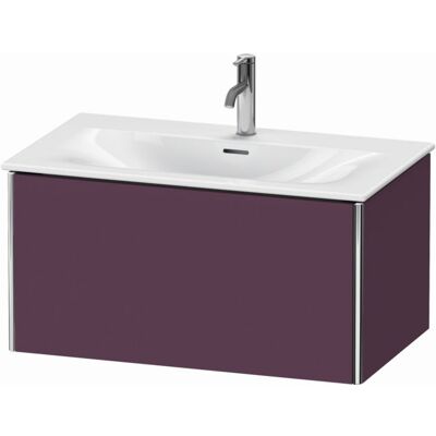 Duravit XSquare Waschtisch-Unterschrank XS422409494 81x39,7x47,8cm, Aubergine seidenmatt, 1 Auszug Duravit XSquare Waschtisch-Unterschrank XS422409494 81x39,7x47,8cm, Aubergine seidenmatt, 1 Auszug