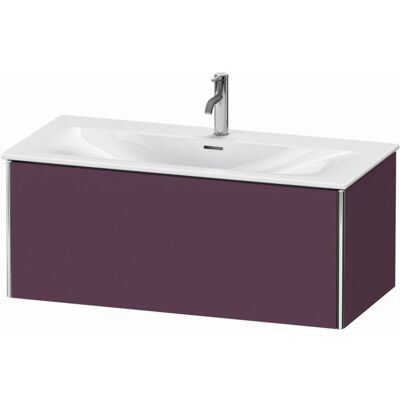 Duravit XSquare Waschtisch-Unterschrank XS422509494 101x39,7x47,8cm, Aubergine seidenmatt, 1 Auszug Duravit XSquare Waschtisch-Unterschrank XS422509494 101x39,7x47,8cm, Aubergine seidenmatt, 1 Auszug