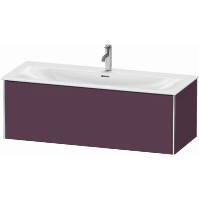 Duravit XSquare Waschtisch-Unterschrank XS422609494 121x39,7x47,8cm, Aubergine seidenmatt, 1 Auszug Duravit XSquare Waschtisch-Unterschrank XS422609494 121x39,7x47,8cm, Aubergine seidenmatt, 1 Auszug