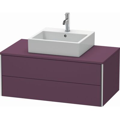 Duravit XSquare Waschtisch-Unterschrank XS491109494 100x40x54,8cm, 2 Schubkästen, Aubergine seidenmatt Duravit XSquare Waschtisch-Unterschrank XS491109494 100x40x54,8cm, 2 Schubkästen, Aubergine seidenmatt