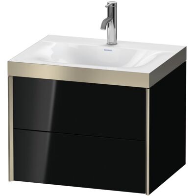 Duravit Xviu C-Bonded Set Wandhängend Schwarz Hochglanz - XV4614OB140P Duravit Xviu C-Bonded Set Wandhängend Schwarz Hochglanz - XV4614OB140P