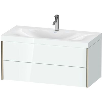 Duravit Wandhängendes Hochglanz C-Bonded Set - XV4616OB185C Duravit Wandhängendes Hochglanz C-Bonded Set - XV4616OB185C