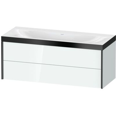 Duravit Weiß Hochglanz C-Bonded Wand-Set - Waschtisch Duravit Weiß Hochglanz C-Bonded Wand-Set - Waschtisch