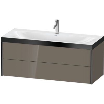 Duravit Xviu c-bonded Wandwaschtisch - Grau & Schwarz Duravit Xviu c-bonded Wandwaschtisch - Grau & Schwarz