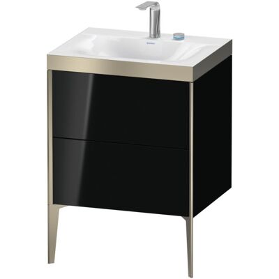 Duravit Modell XViu Badezimmer-Set - Wandmontage, Schwarz Hochglanz Duravit Modell XViu Badezimmer-Set - Wandmontage, Schwarz Hochglanz