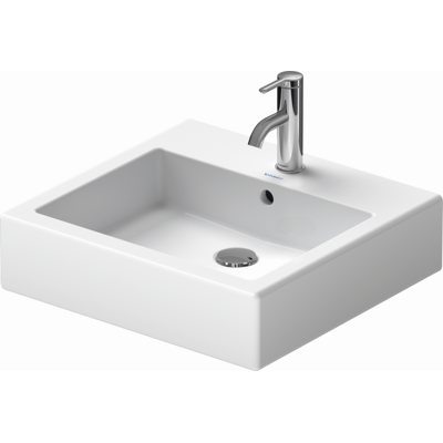 Duravit Vero Waschtisch 0454500000 50 x 47 cm, weiss, mit Hahnloch und Überlauf Duravit Vero Waschtisch 0454500000 50 x 47 cm, weiss, mit Hahnloch und Überlauf