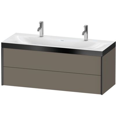 Duravit XViu Wandhängendes Doppelwaschtisch-Set - Rechteckig, Ohne Überlauf Duravit XViu Wandhängendes Doppelwaschtisch-Set - Rechteckig, Ohne Überlauf