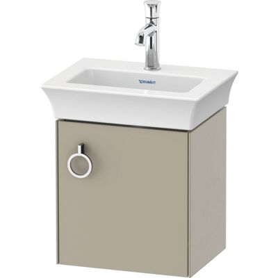 Duravit White Tulip Waschtisch-Unterschrank WT4250R6060 38,4 x 29,8 cm, Taupe Seidenmatt, wandhängend, 1 Türe mit Griff, rechts Duravit White Tulip Waschtisch-Unterschrank WT4250R6060 38,4 x 29,8 cm, Taupe Seidenmatt, wandhängend, 1 Türe mit Griff, rechts