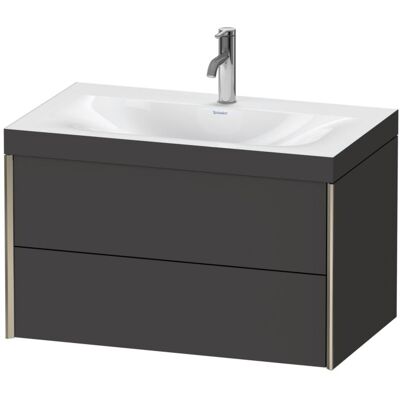 Duravit Xviu c-bonded Set Wandhängend Badmöbel - Graphit Supermatt Duravit Xviu c-bonded Set Wandhängend Badmöbel - Graphit Supermatt