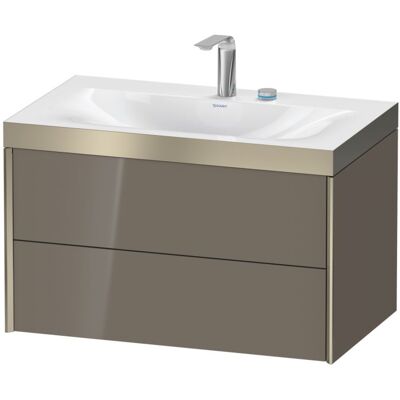 Duravit Xviu C-Bonded Set Wandhängend - Flannel Grey Hochglanz Duravit Xviu C-Bonded Set Wandhängend - Flannel Grey Hochglanz