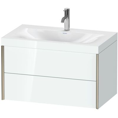 Duravit Modell XV4615OB185C Wandhängendes Badezimmer-Set - Weiß Hochglanz Duravit Modell XV4615OB185C Wandhängendes Badezimmer-Set - Weiß Hochglanz