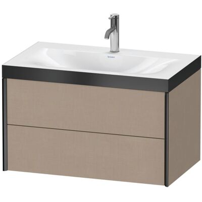 Duravit Xviu Wandset - 2 Schubladen, Schwarz Matt Duravit Xviu Wandset - 2 Schubladen, Schwarz Matt