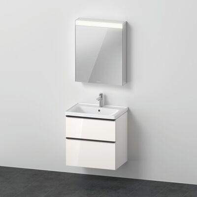 Duravit D-Neo Möbel-Set - 650x2000mm - Wandhängender Waschtisch mit Schrank & LED-Spiegelschrank Duravit D-Neo Möbel-Set - 650x2000mm - Wandhängender Waschtisch mit Schrank & LED-Spiegelschrank
