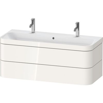 Duravit Weiß Wandhängendes Badset - Happy D.2 Plus, 117,5x49cm Duravit Weiß Wandhängendes Badset - Happy D.2 Plus, 117,5x49cm