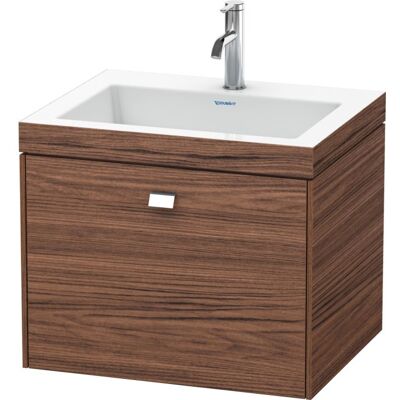 Duravit Nussbaum Dunkel c-bonded Waschbeckenset - Wandhängend Duravit Nussbaum Dunkel c-bonded Waschbeckenset - Wandhängend