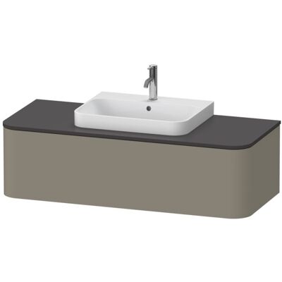 Duravit Wandhängende Waschtischunterbau - Steingrau, 1300x550mm, 1 Schublade Duravit Wandhängende Waschtischunterbau - Steingrau, 1300x550mm, 1 Schublade