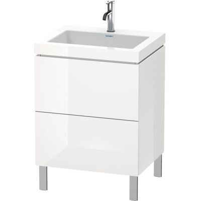 Duravit L-Cube Waschtisch-Unterschrank LC6936O8080 - Wandmontage, Graphit supermatt, 2 Schubladen Duravit L-Cube Waschtisch-Unterschrank LC6936O8080 - Wandmontage, Graphit supermatt, 2 Schubladen