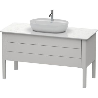 Duravit Luv Waschtischunterschrank LU956603939 138,8x57x74,3cm, Nordic Weiß Seidenmatt, 1 Schubkasten, 1 Auszug, stehend Duravit Luv Waschtischunterschrank LU956603939 138,8x57x74,3cm, Nordic Weiß Seidenmatt, 1 Schubkasten, 1 Auszug, stehend