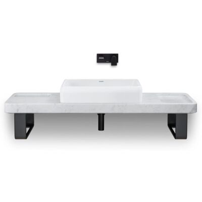 Duravit Qatego Waschtisch-Set - Antibakterielle Keramikglasur Duravit Qatego Waschtisch-Set - Antibakterielle Keramikglasur