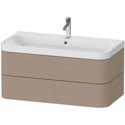 Duravit Happy D.2 Plus C-Form Set - Wandhängend - Leinen - 2 Schubladen Duravit Happy D.2 Plus C-Form Set - Wandhängend - Leinen - 2 Schubladen