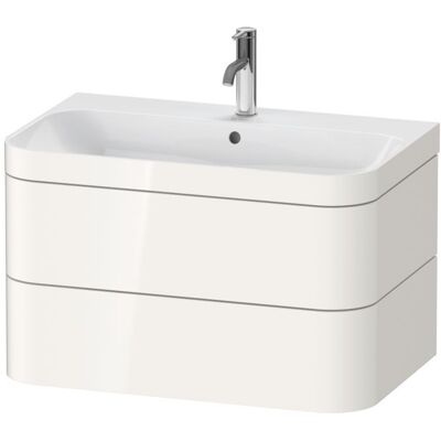 Duravit Weiß Hochglanz Wandhängendes Badezimmer-Set - 77,5x49 cm Duravit Weiß Hochglanz Wandhängendes Badezimmer-Set - 77,5x49 cm