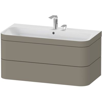 Duravit Happy D.2 Plus Badezimmer-Set - Stein Grau - 97,5x49 cm Duravit Happy D.2 Plus Badezimmer-Set - Stein Grau - 97,5x49 cm