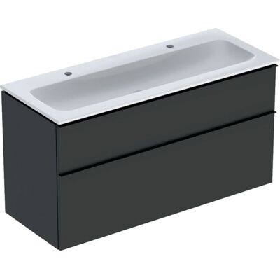 Geberit Wandhängendes Badezimmer-Set mit 2 Schubladen - 120x63x48 cm Geberit Wandhängendes Badezimmer-Set mit 2 Schubladen - 120x63x48 cm