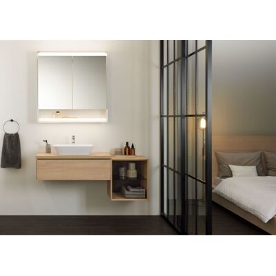 Keramag GmbH Geberit ONE Badezimmer-Spiegelschrank - Eloxiertes Aluminium Keramag GmbH Geberit ONE Badezimmer-Spiegelschrank - Eloxiertes Aluminium