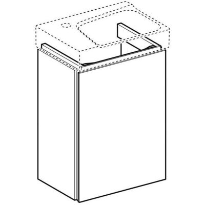 Geberit Xeno² Waschtisch-Unterschrank 500502001 38x52,5x26,5cm, mit 1 Tür, matt/greige Geberit Xeno² Waschtisch-Unterschrank 500502001 38x52,5x26,5cm, mit 1 Tür, matt/greige
