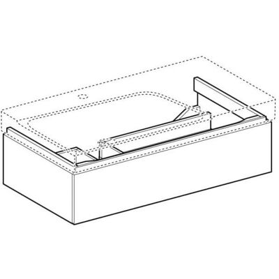 Geberit Xeno² Badschrank - Wandmontiert, LED, Push-to-open, Feuchtigkeitsbeständig Geberit Xeno² Badschrank - Wandmontiert, LED, Push-to-open, Feuchtigkeitsbeständig