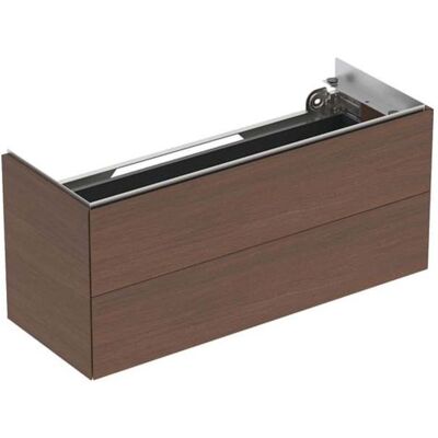 Geberit One Waschtisch-Unterschrank 500386001 2 Schubladen, 104,4x46,5x39,6cm, Echtholzfurnier nussbaum amerikanisch Geberit One Waschtisch-Unterschrank 500386001 2 Schubladen, 104,4x46,5x39,6cm, Echtholzfurnier nussbaum amerikanisch