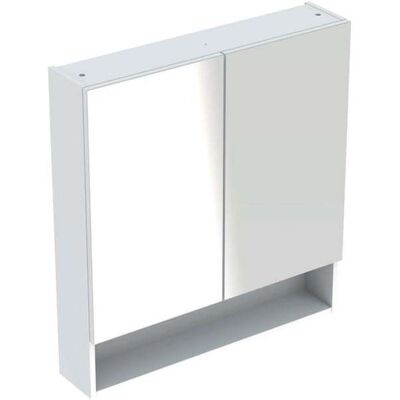 Geberit Renova Plan Spiegelschrank 502366011 78,8 cm, weiß, lackiert hochglänzend, mit 2 Türen Geberit Renova Plan Spiegelschrank 502366011 78,8 cm, weiß, lackiert hochglänzend, mit 2 Türen