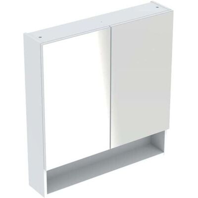 Geberit Weiß Hochglänzend Spiegelschrank 2 Türen - Spiegelschrank Geberit Weiß Hochglänzend Spiegelschrank 2 Türen - Spiegelschrank