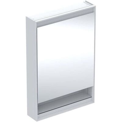 Geberit Weiß/Aluminium Spiegelschrank mit ComfortLight - 60x90cm Geberit Weiß/Aluminium Spiegelschrank mit ComfortLight - 60x90cm