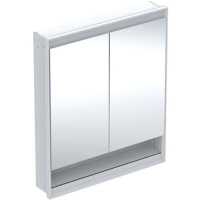 Keramag GmbH Geberit ONE Spiegelschrank - Weiß / Aluminium - 75x90x15cm Keramag GmbH Geberit ONE Spiegelschrank - Weiß / Aluminium - 75x90x15cm