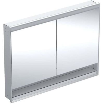 Keramag GmbH Geberit ONE Spiegelschrank mit ComfortLight, 2 Türen, Unterputzmontage, mit Nische, 120x90x15cm, Aluminium eloxiert Keramag GmbH Geberit ONE Spiegelschrank mit ComfortLight, 2 Türen, Unterputzmontage, mit Nische, 120x90x15cm, Aluminium eloxiert
