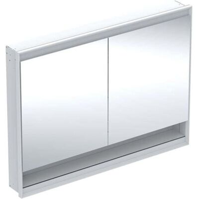 Keramag GmbH Geberit ONE Spiegelschrank - Weiß / Aluminium Keramag GmbH Geberit ONE Spiegelschrank - Weiß / Aluminium