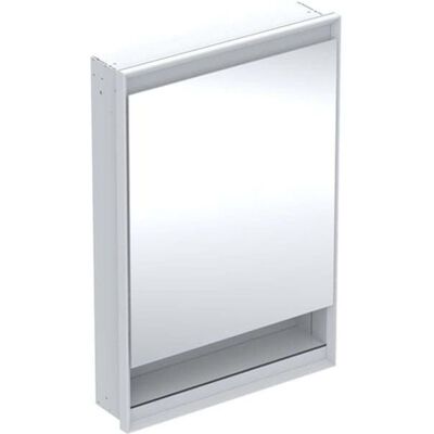 Geberit One Spiegelschrank 505820002 60x90x15cm, mit Nische, 1 Tür, Anschlag links, weiß/Aluminium pulverbeschichtet Geberit One Spiegelschrank 505820002 60x90x15cm, mit Nische, 1 Tür, Anschlag links, weiß/Aluminium pulverbeschichtet